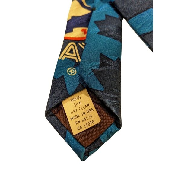 Vintage 1993 Toronto Blue Jays MLB Baseball Ralph Marlin Silk Neck Tie Necktie - Picture 3 of 5